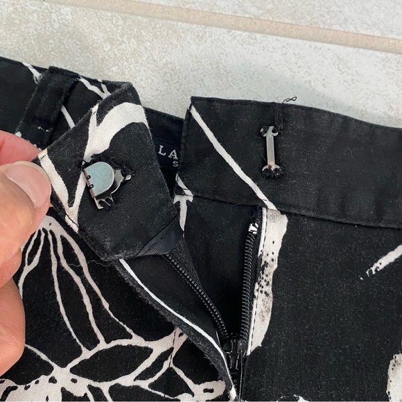 Larry Levine Black & White Cropped Pants A6 - Picture 5 of 11